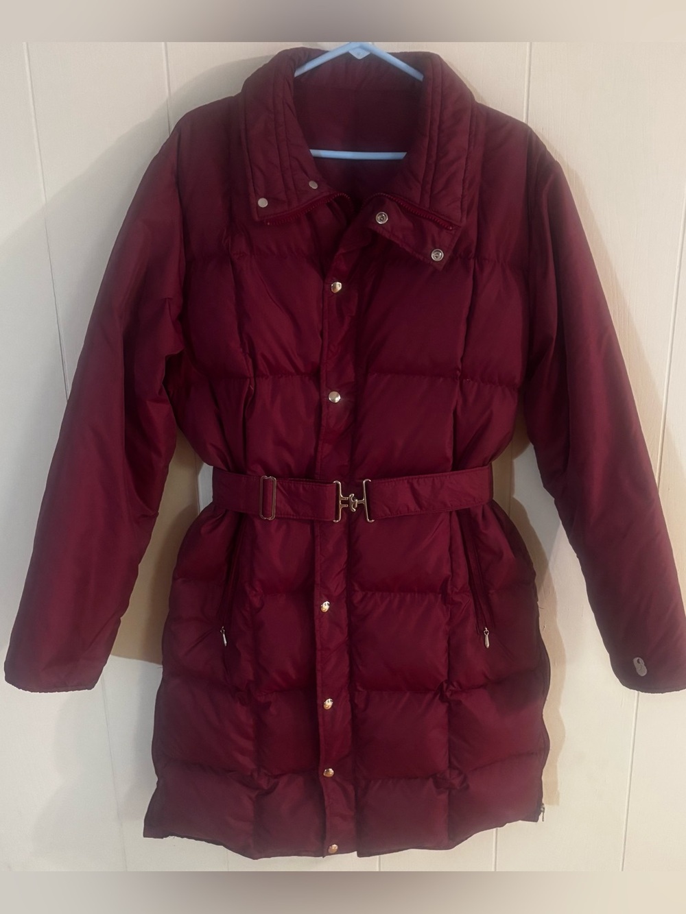 Vintage 70 80’s L Comfy USA Goose Down Quilted Puffer Ski Jacket Parka Unisex